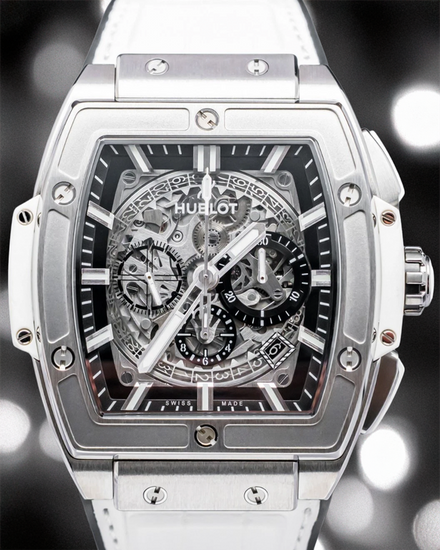 Hublot Spirit Of Big Bang 45MM Skeleton Dial Leather Strap (601.NE.0172.LR.JPN17)