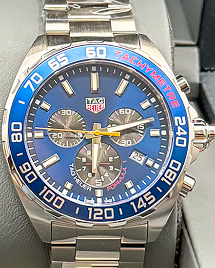 Tag Heuer Formula 1 "Red Bull Racing" 43MM Quartz Blue Dial Steel Bracelet (CAZ101AB.BA0842)