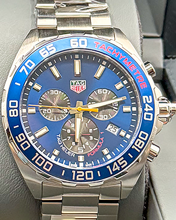 Tag Heuer Formula 1 "Aston Martin Red Bull Racing" 43MM Blue Dial Steel Bracelet (CAZ101AB.BA0842)