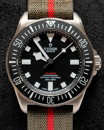 2024 Tudor Pelagos FXD 42MM Black Dial Textile Strap (25717N)