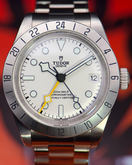 2025 Tudor Black Bay Pro GMT 39MM White Dial Steel Bracelet (79470)