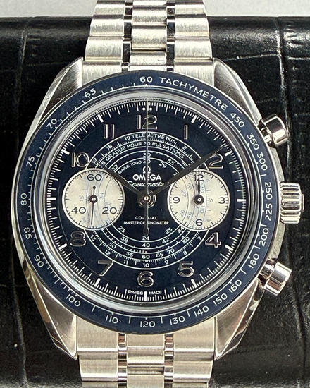 2022 Omega Speedmaster Chronoscope 43MM Blue Dial Steel Bracelet (329.30.43.51.03.001)