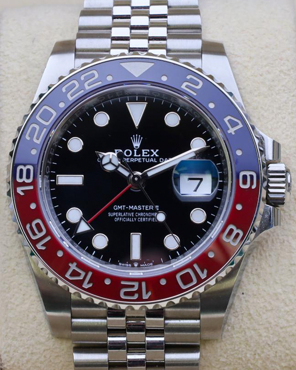 2024 Rolex GMT-Master II "Pepsi" 40MM Black Dial Jubilee Bracelet (126710BLRO)