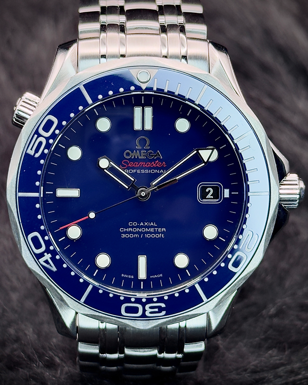 2019 Omega Seamaster Diver 300M 41MM Blue Dial Steel Bracelet (212.30.41.20.03.001)