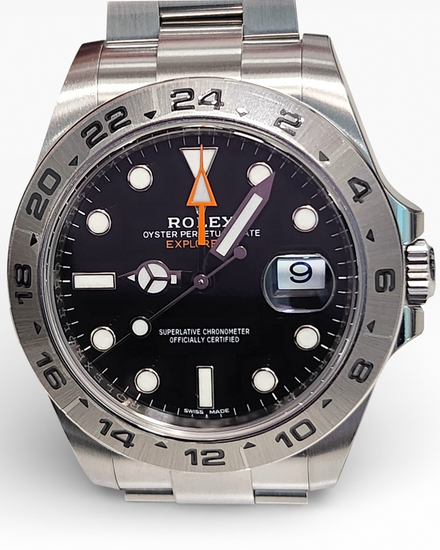 2018 Rolex Explorer II 42MM Black Dial Oyster Bracelet (216570)
