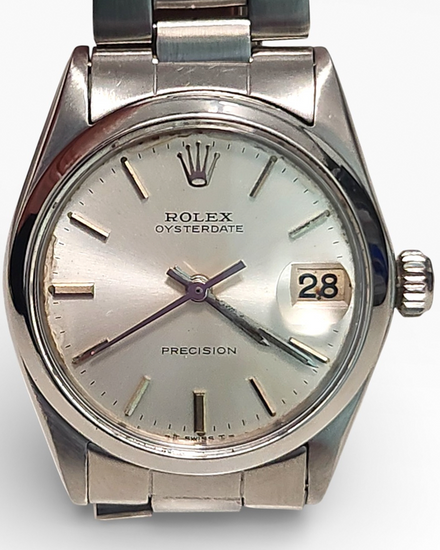 Rolex Oyster Precision 31MM Silver Dial Oyster Bracelet (6466)