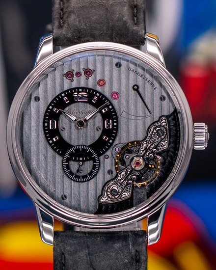 2021 Glashütte Original PanoInverse XL 42MM Silver Dial Leather Strap (1-66-06-04-22-05)