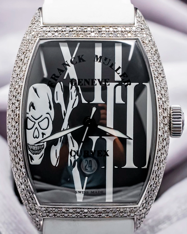 Franck Muller Casablanca "Gothique" 39MM Black Dial Rubber Strap (8880 SC DT GOTH)