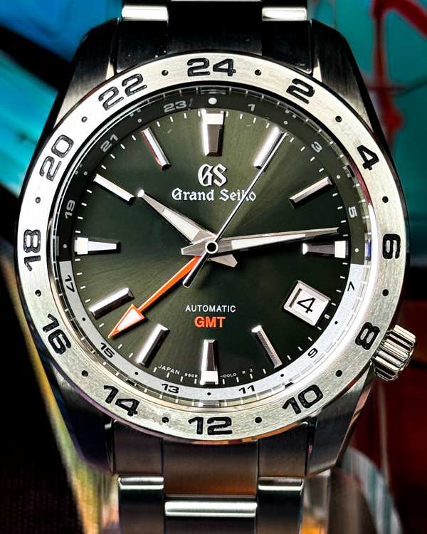 2022 Grand Seiko Sport GMT 40.5MM Green Dial Steel Bracelet (SBGM247G)