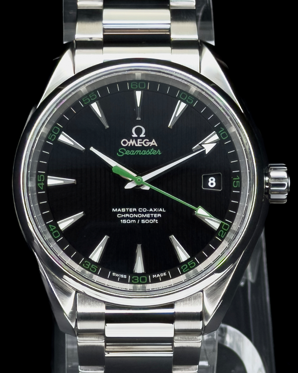 2015 Omega Seamaster Aqua Terra 150M "Golf Edition" 41.5MM Black Dial Steel Bracelet (231.10.42.21.01.004)