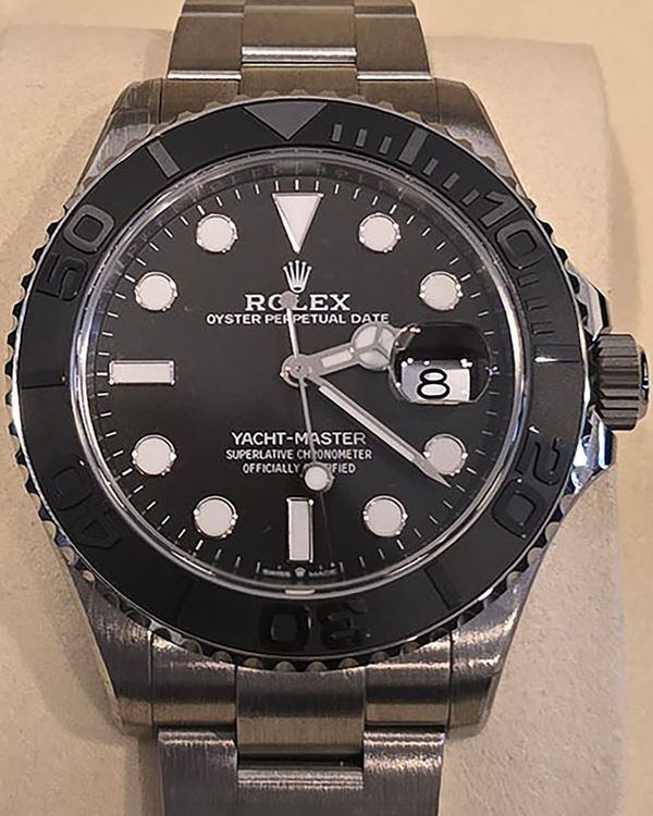 2025 Rolex Yacht-Master 42MM Black Dial Titanium Oyster Bracelet (226627)