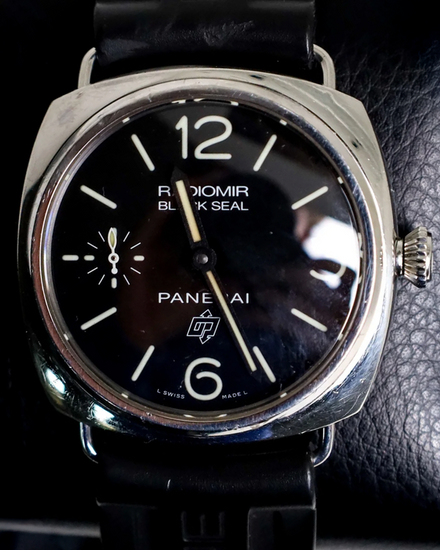 Panerai Radiomir "Black Seal" 45MM Black Dial Rubber Strap (PAM00380)