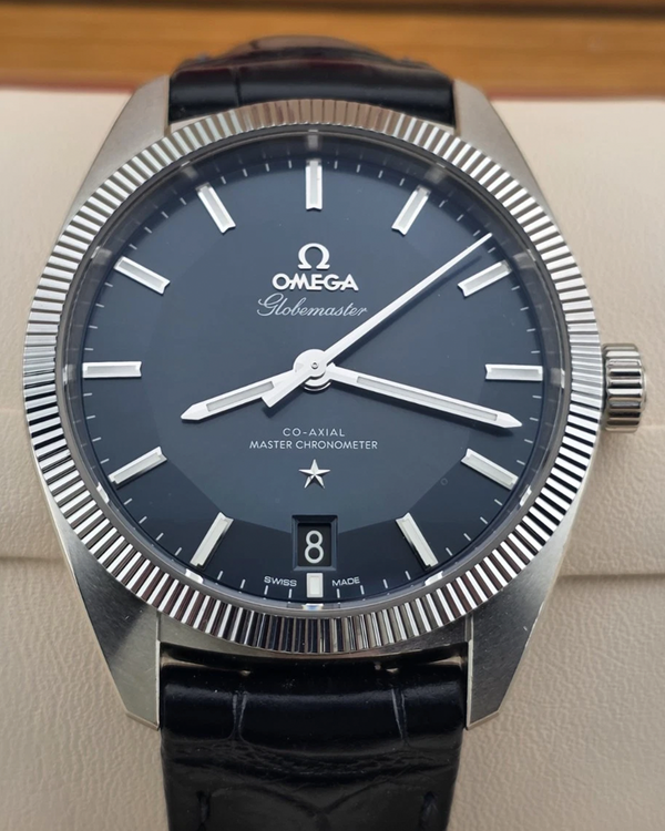 2017 Omega 39MM Blue Dial Leather Strap (130.30.39.21.03.001)