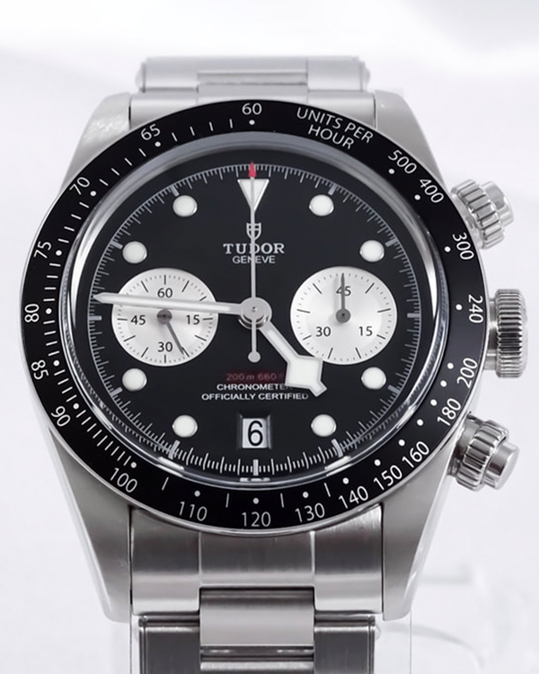 2022 Tudor Black Bay Chrono 41MM Black Dial Steel Bracelet (79360N)