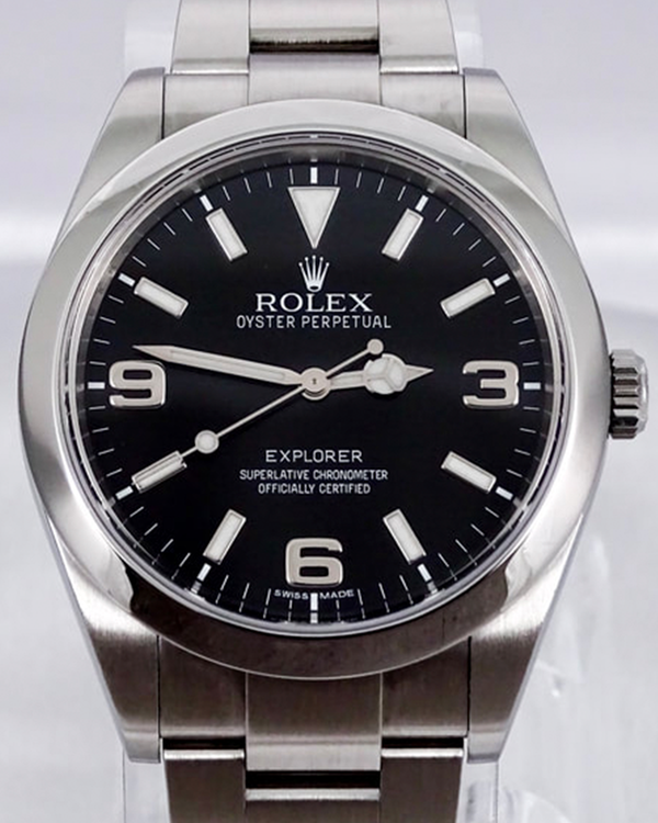 2010 Rolex Explorer 39MM Black Dial Oyster Bracelet (214270)