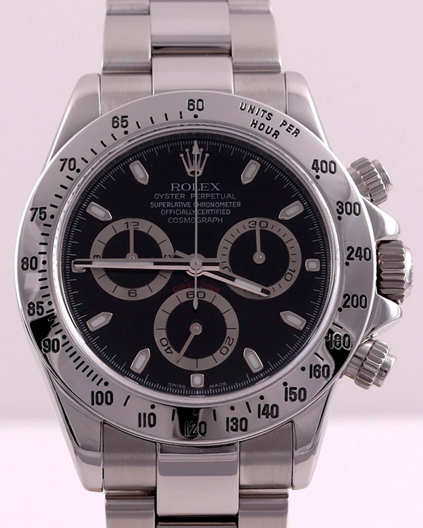 2006 Rolex Cosmograph Daytona 40MM Black Dial Oyster Bracelet (116520)