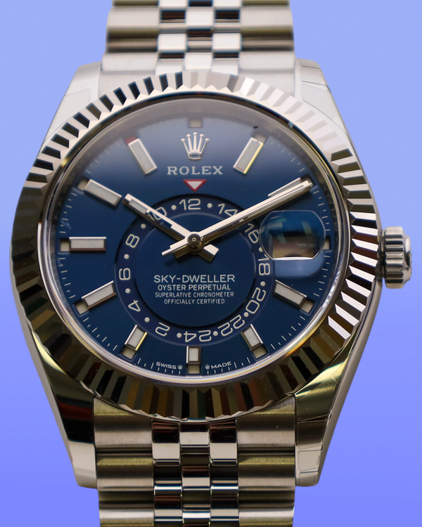 2025 Rolex Sky-Dweller 42MM Blue Dial Jubilee Bracelet (336934)