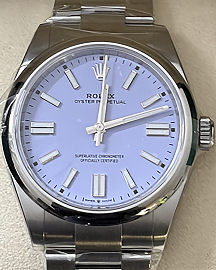 2025 Rolex Oyster Perpetual 41MM Lavender Dial Oyster Bracelet (134300)