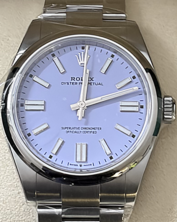 2025 Rolex Oyster Perpetual 41MM Lavender Dial Oyster Bracelet (134300)
