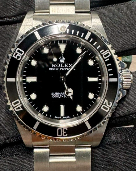 2003 Rolex Submariner No-Date 40MM Black Dial Oyster Bracelet (14060M)