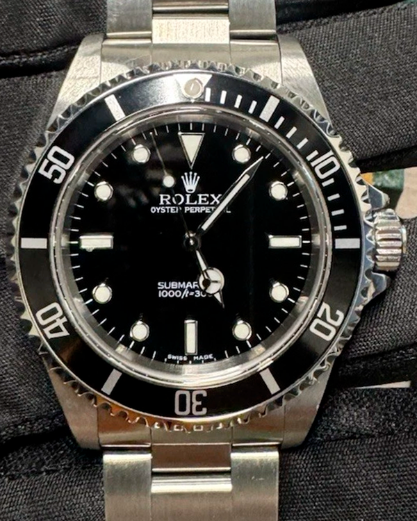 2003 Rolex Submariner No-Date 40MM Black Dial Oyster Bracelet (14060M)