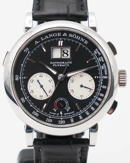 2021 A. Lange & Söhne Datograph Up/Down Flyback 41MM Black Dial Leather Strap (405.035)