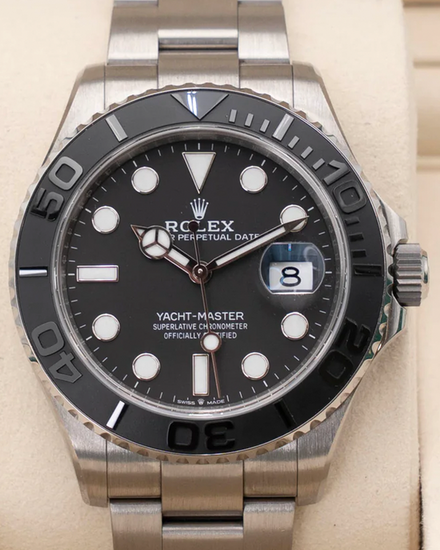 2025 Rolex Yacht-Master 42MM Black Dial Titanium Oyster Bracelet (226627)