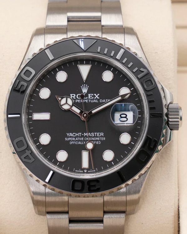 2025 Rolex Yacht-Master 42MM Black Dial Titanium Oyster Bracelet (226627)