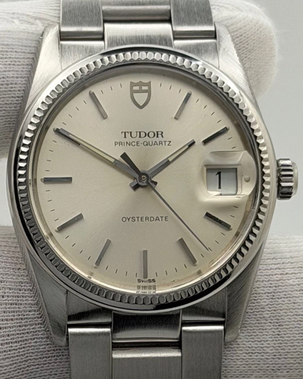 Tudor Prince Oysterdate 34MM Quartz Silver Dial Steel Bracelet (91530)