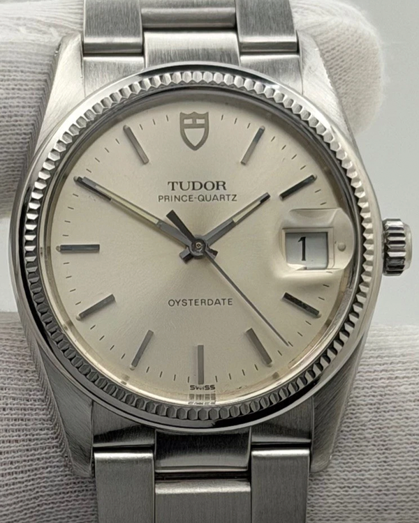 Tudor Prince Oysterdate 34MM Quartz Silver Dial Steel Bracelet (91530)