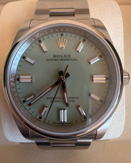 2026 Rolex Oyster Perpetual 36MM Pistachio Dial Oyster Bracelet (126000)