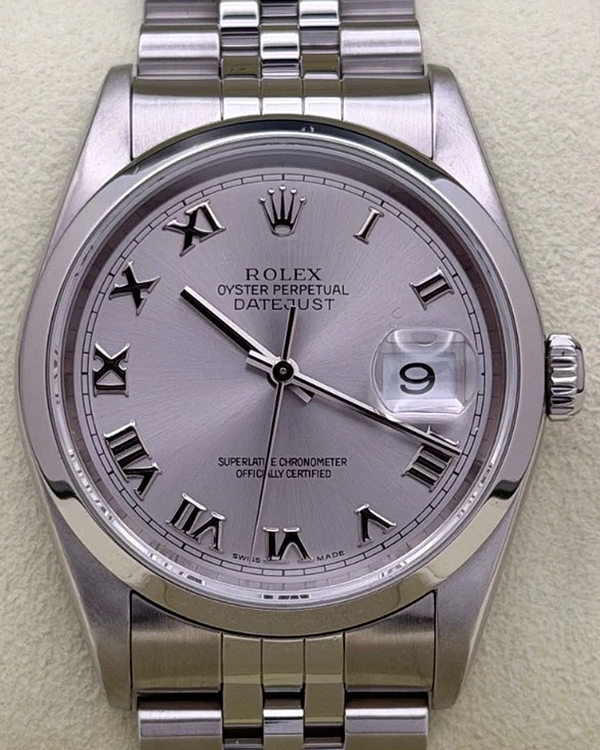 Rolex Datejust 36MM Silver Dial Jubilee Bracelet (16200)