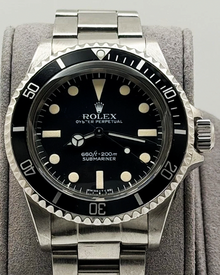 1978 Rolex Submariner No-Date 40MM Black Dial Oyster Bracelet (5513)