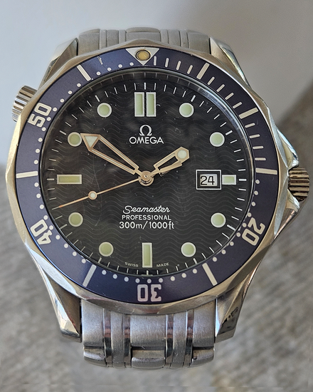 Omega Seamaster Diver 300M 41MM Quartz Blue Dial Steel Bracelet (2541.80.00)