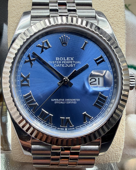 2024 Rolex Datejust 41MM Blue Dial Jubilee Bracelet (126334)