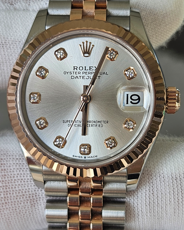 2024 Rolex Datejust 31MM Silver Dial Two-Tone Jubilee Bracelet (278271)