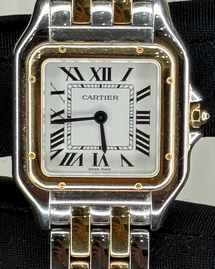 2025 Cartier Panthère De Cartier 29MM Quartz Silver Dial Two-Tone Bracelet (W2PN0019)
