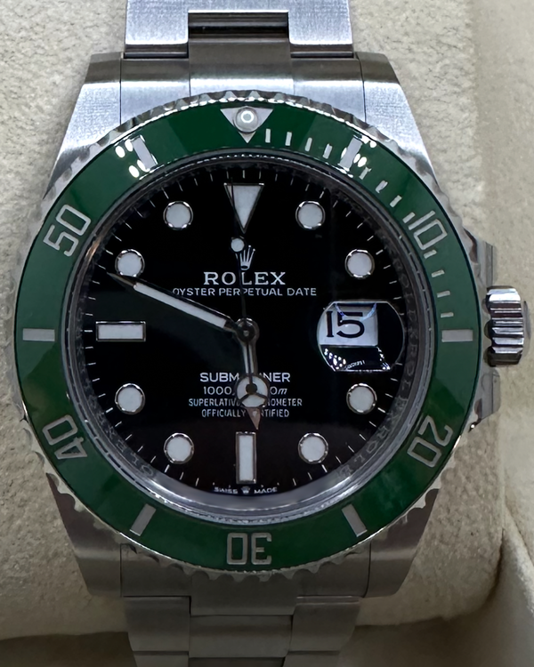 No Reserve - 2023 Rolex Submariner Date "Starbucks" 41MM Black Dial Oyster Bracelet (126610LV)