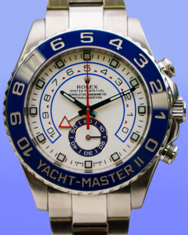2019 Rolex Yacht-Master II 44MM White Dial Oyster Bracelet (116680)