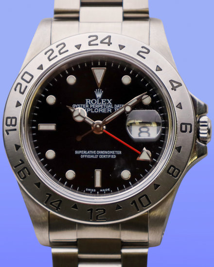 1998 Rolex Explorer II 40MM Black Dial Oyster Bracelet (16570)