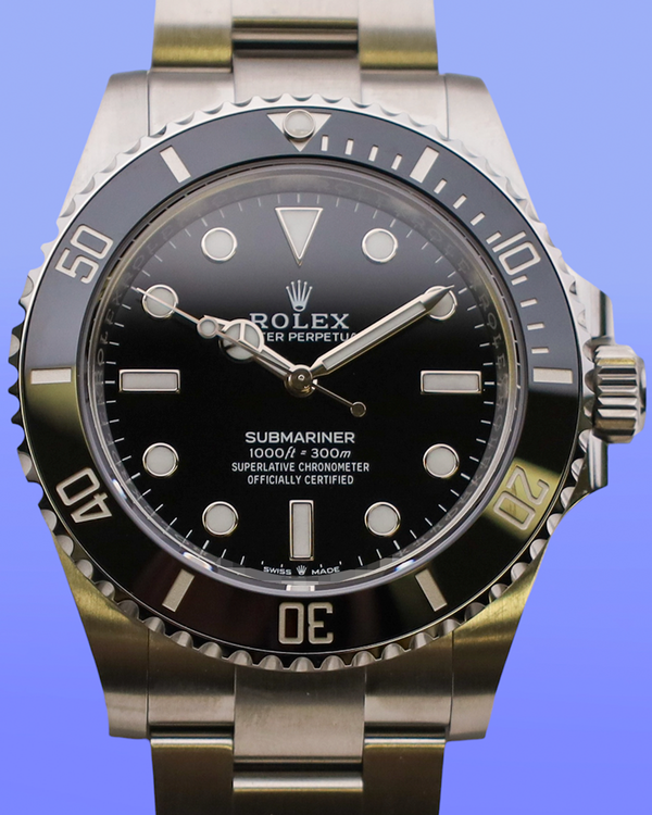 No Reserve - 2026 Rolex Submariner No-Date 41MM Black Dial Oyster Bracelet (124060)