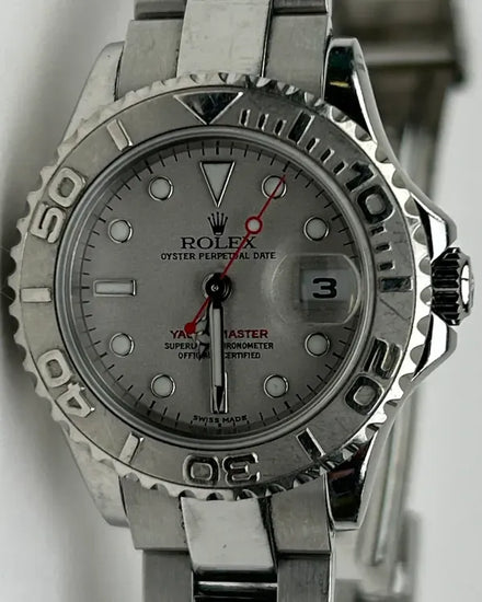No Reserve - Rolex Yacht-Master 29MM Silver Dial Oyster Bracelet (169622)