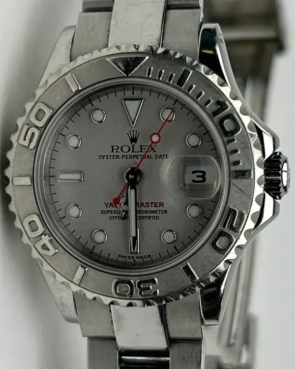 No Reserve - Rolex Yacht-Master 29MM Silver Dial Oyster Bracelet (169622)