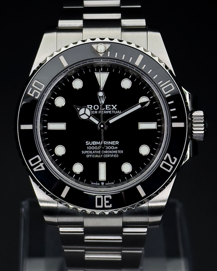 2022 Rolex Submariner No-Date 41MM Black Dial Oyster Bracelet (124060)