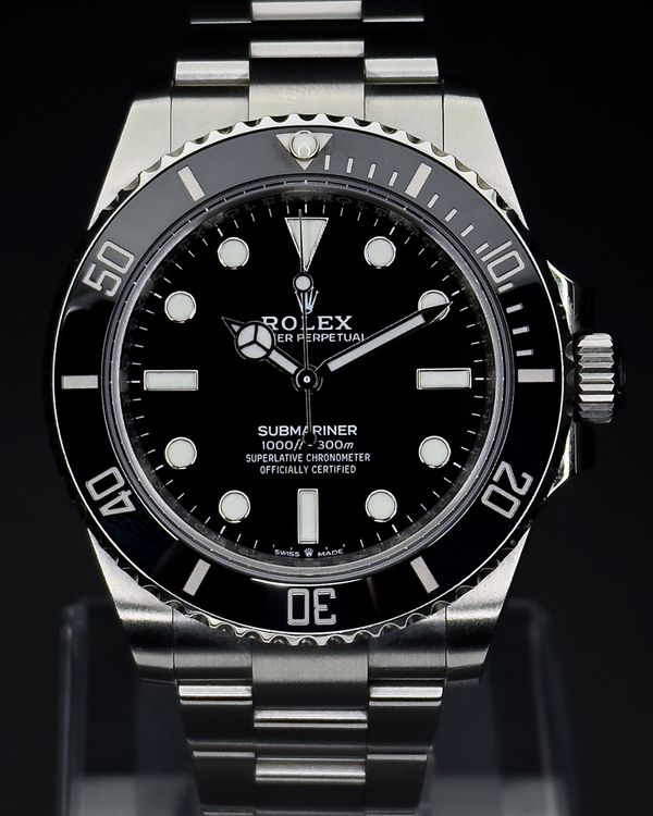 2022 Rolex Submariner No-Date 41MM Black Dial Oyster Bracelet (124060)
