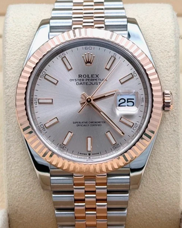 2016 Rolex Datejust 41MM Sundust Dial Two-Tone Jubilee Bracelet (126331)