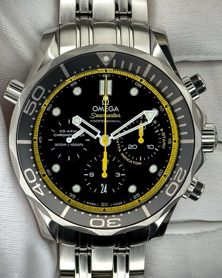 2019 Omega Seamaster Diver 300M 44MM Black Dial Steel Bracelet (212.30.44.50.01.002)