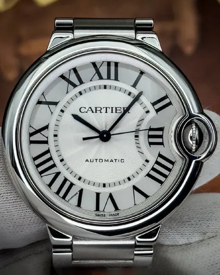 2021 Cartier Ballon Bleu 36MM Silver Dial Steel Bracelet (WSBB0048)