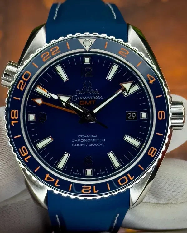 2023 Omega Seamaster Planet Ocean "GoodPlanet" 600M 43.5MM Blue Dial Rubber Strap (232.32.44.22.03.001)