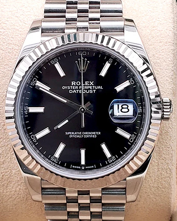 2021 Rolex Datejust 41MM Black Dial Jubilee Bracelet (126334)